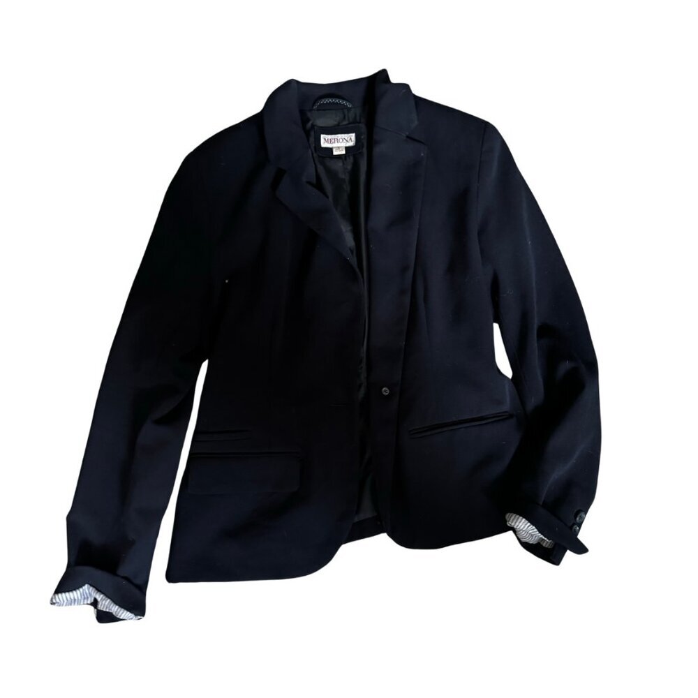 Merona navy blazer size 8